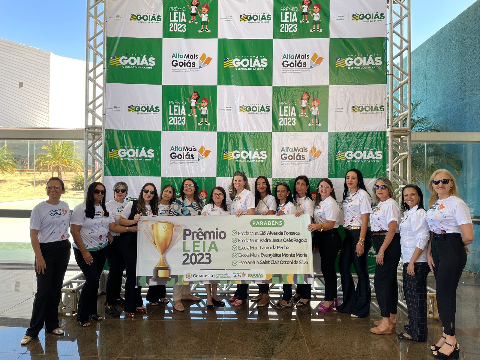 Cinco escolas da rede municipal de Goianésia são premiadas entre as melhores de Goiás no Prêmio Leia