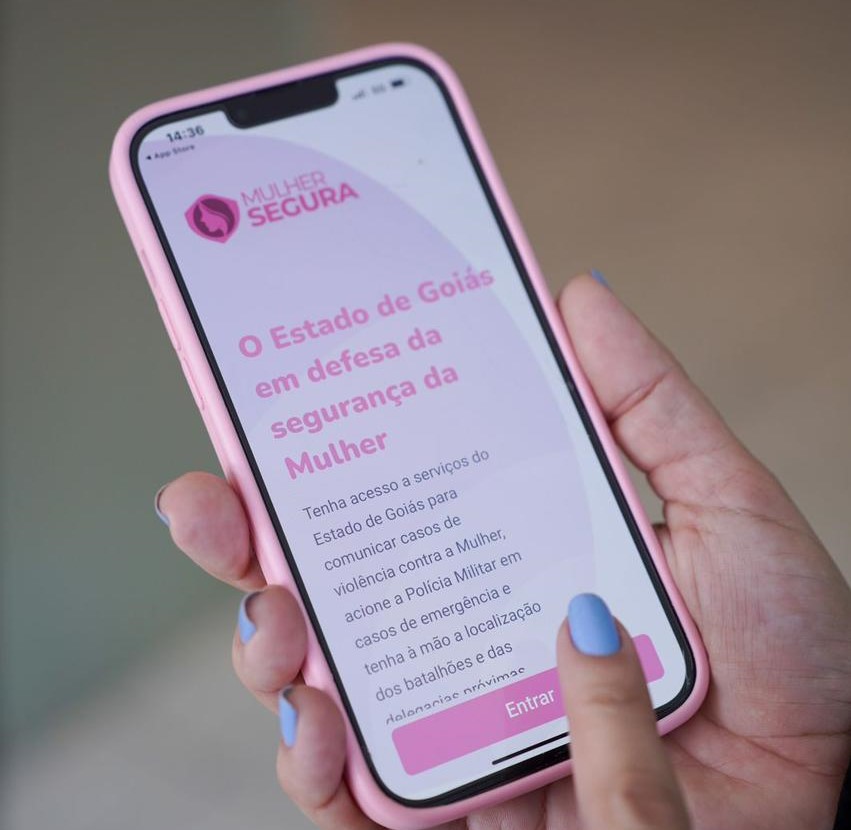 5 mil downloads: Aplicativo Mulher Segura reforça o combate à violência em Goiás
