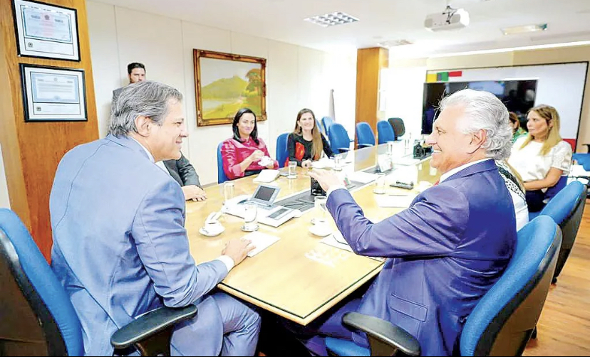 Caiado busca Lula para investimentos do novo PAC no Estado
