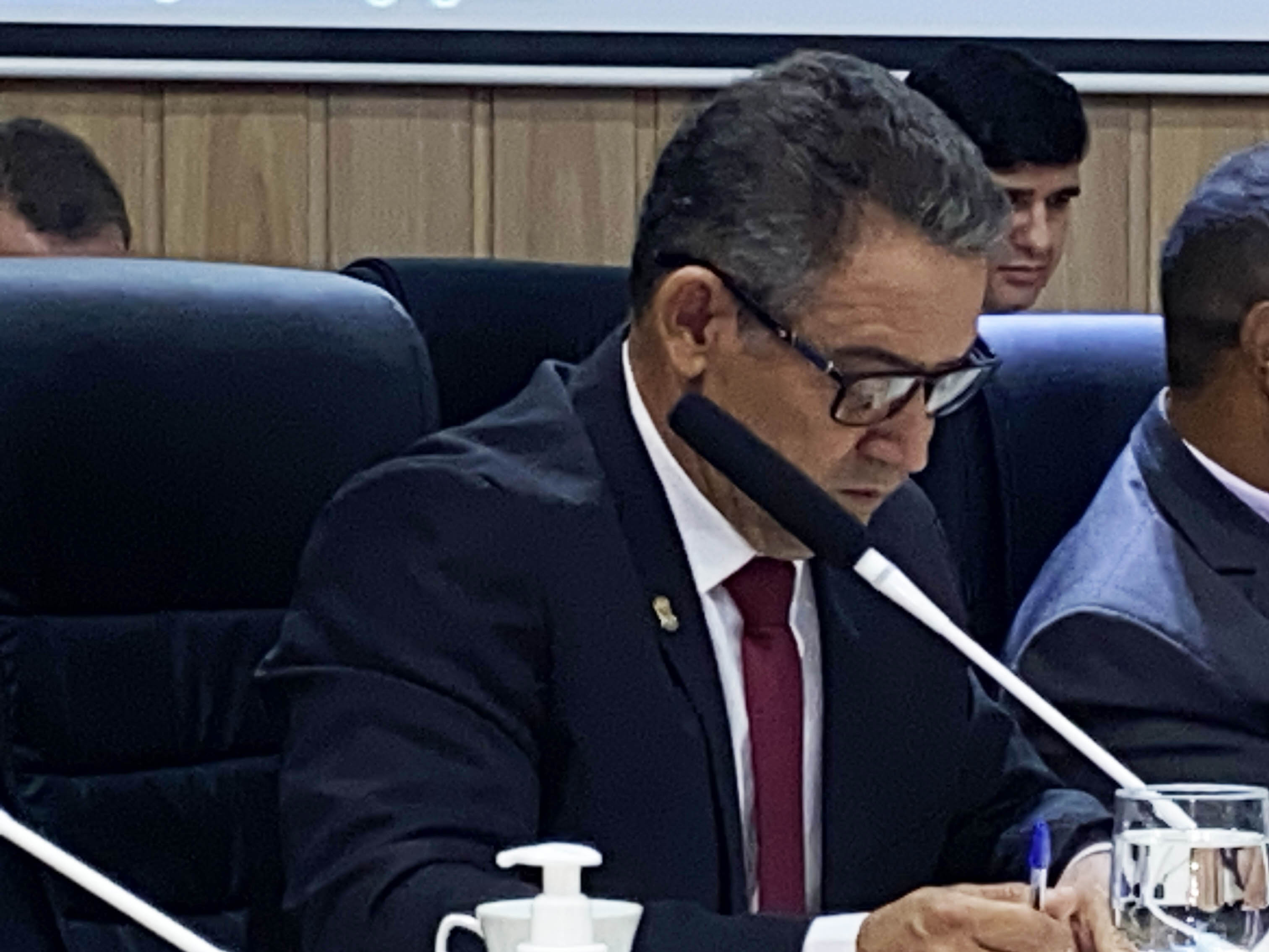 Vereador Geraldo do Pastel (PODEMOS).