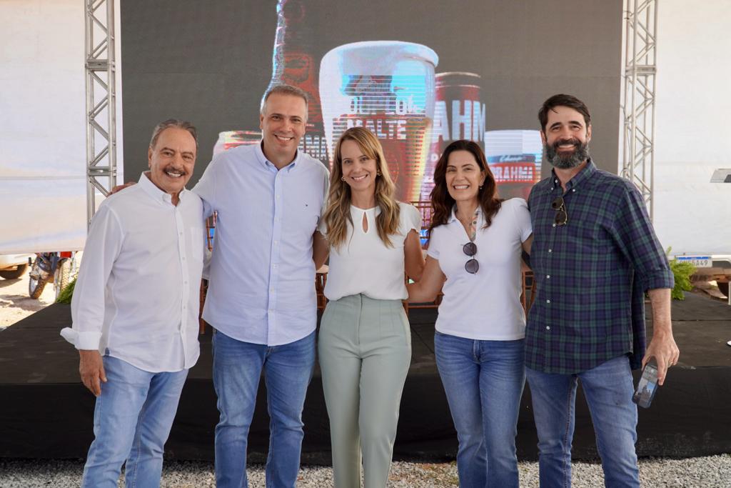 Início da obra do Grupo ReGra em Goianésia consolida Leonardo Menezes como prefeito das grandes indústrias