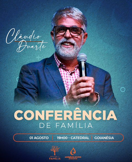 Sem meia-entrada, pastor Cláudio Duarte se apresenta em Goianésia no dia 1º de agosto.