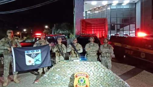 Goiás: Operação com PM, PF e PRF apreende R$ 50 milhões em cocaína