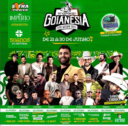 Expoagro Goianésia comemora 50 anos e vai de 21 a 30 de junho
