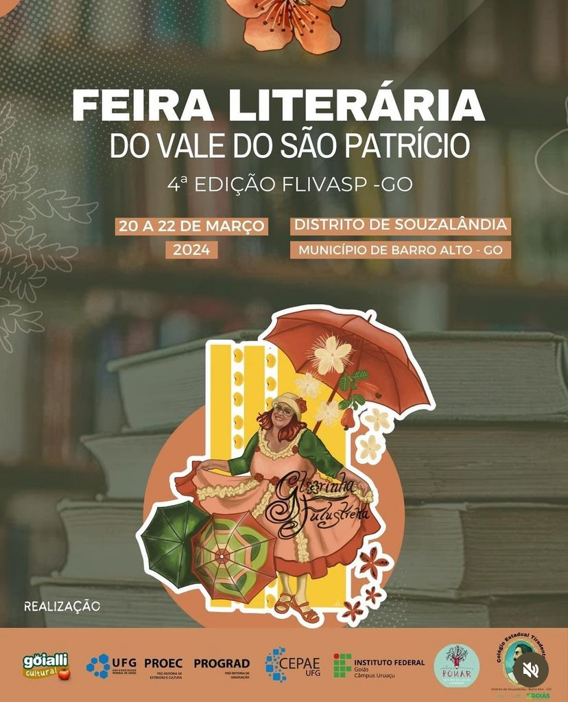 4ª edição da Feira Literária do Vale do São Patrício-GO celebra 