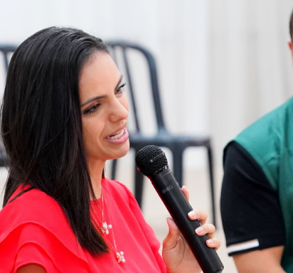 Primeira dama Igara de Castro volta à área da Promoção Social. 
