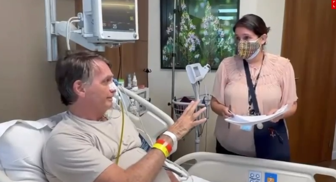 Após live na UTI, STF intima Bolsonaro em hospital de Brasília