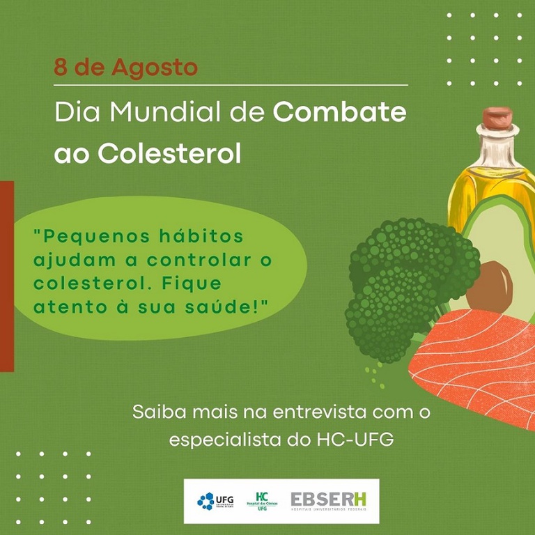 8 de agosto: Dia Mundial do Combate ao Colesterol 