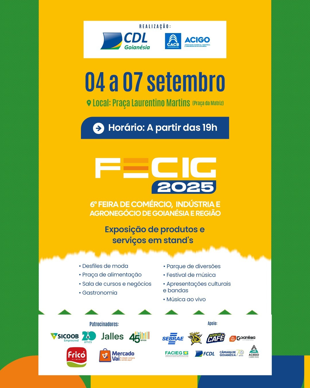 FECIG 2025 movimenta a economia e fortalece a indústria e comércio de Goianésia
