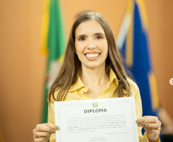 Vice-prefeita Luciana Naves assume a Prefeitura de Goianésia 
